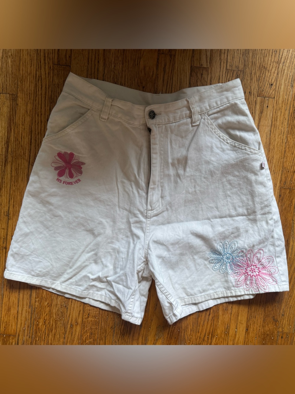 Embroidered Skater Jorts